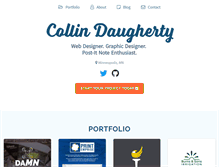 Tablet Screenshot of collindaugherty.com